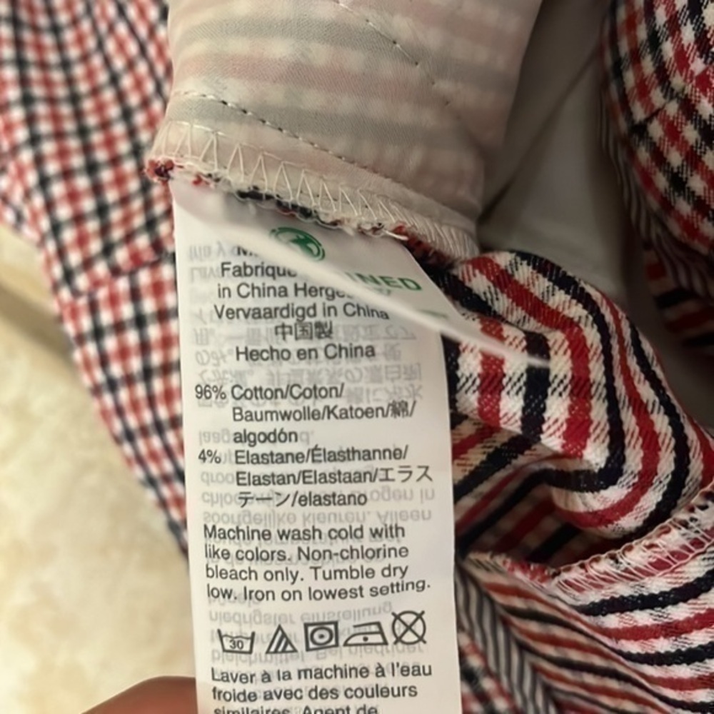J. Crew Hayden Red and Black Plaid Crop Kickout Pants Size 8 Petite - Picture 6 of 9